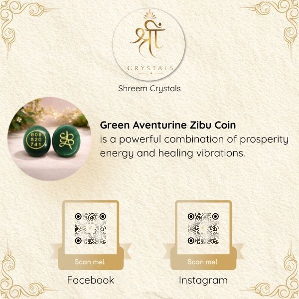 Green Aventurine Zibu Coin 3