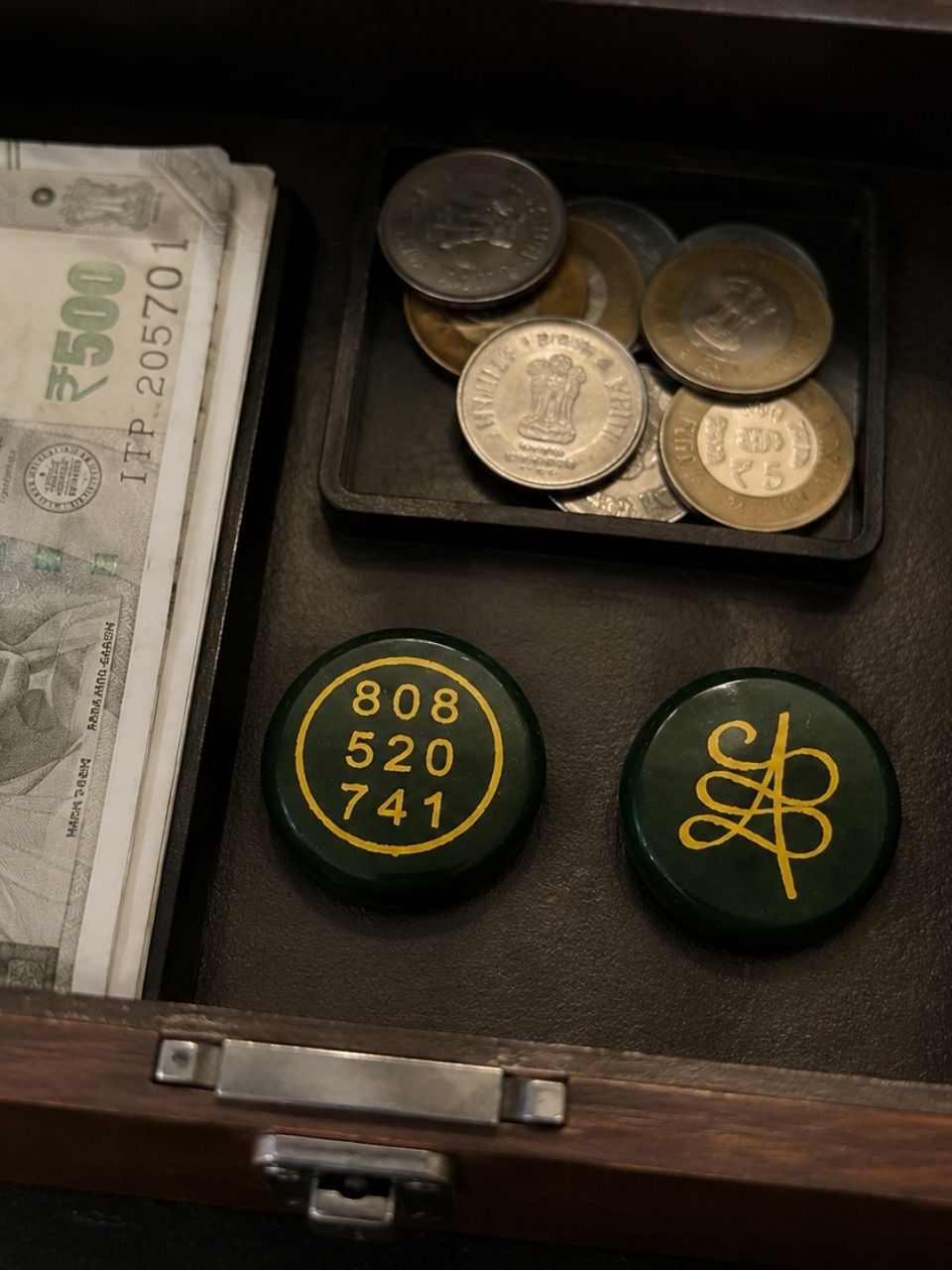 Green Aventurine Zibu Coin