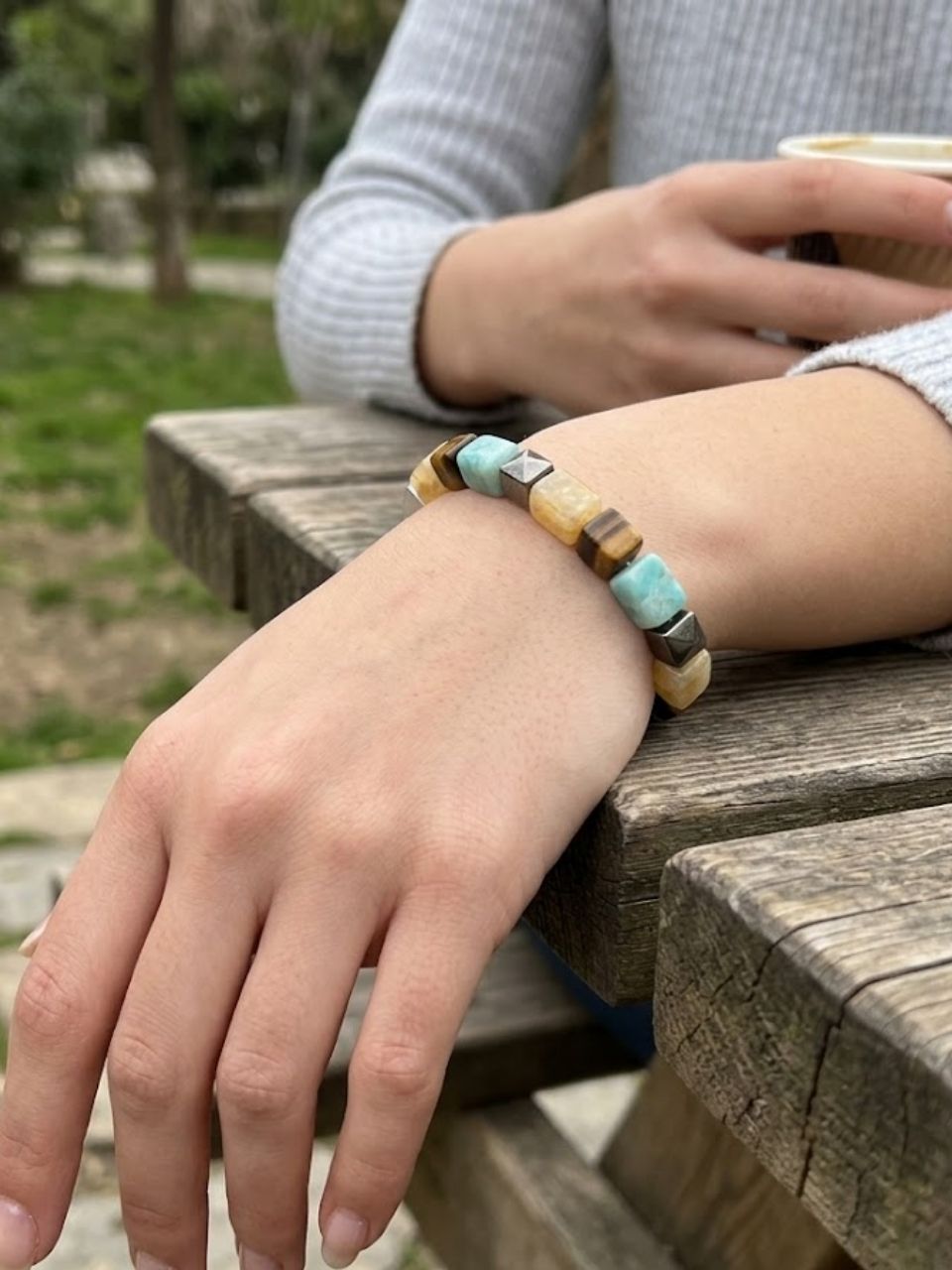 Money Magnet Pyramid Bracelet