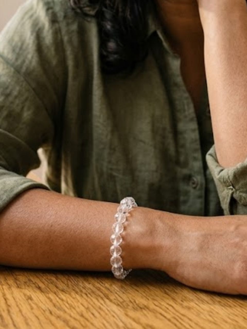 Sphatik Diamond Cut Bracelet
